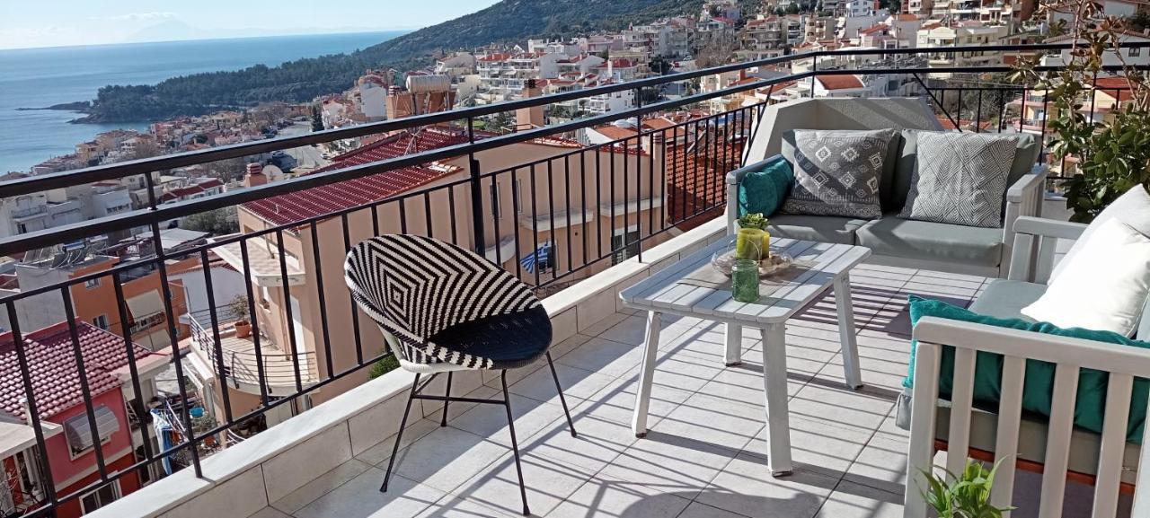 Sea Aura Apartment Кавала Екстериор снимка